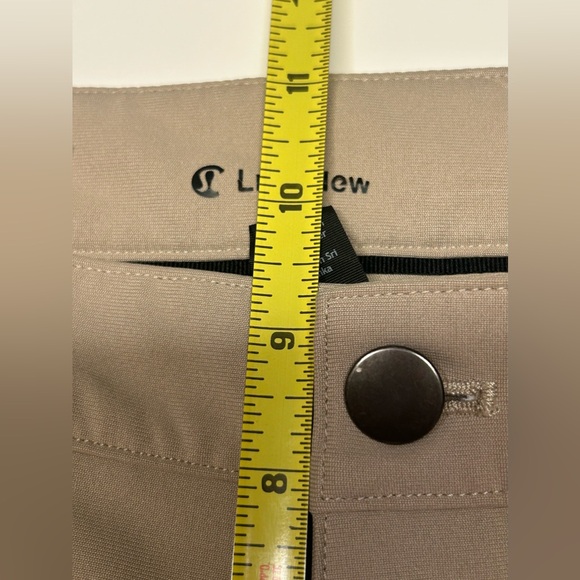 Lululemon Mens 31x27 ABC Classic Fit Pants Khaki Stretch 5 Pocket Trouser - Picture 12 of 12